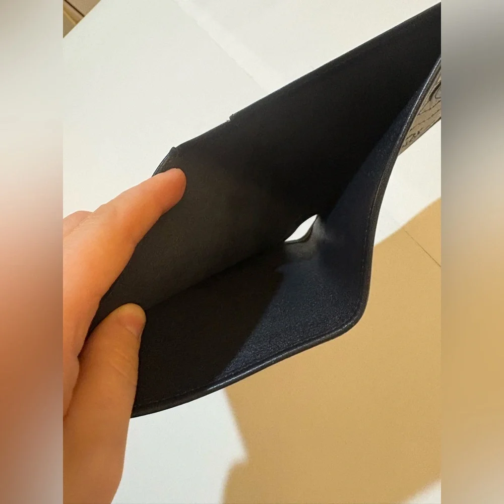 Dior Black and Gray Wallet